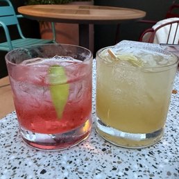 Cadillac and grey goose with cranberry Cadillac and grey goose with cranberry