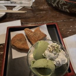 Taiyaki with ice cream Taiyaki with ice cream
