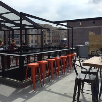 Empire - Rooftop patio with retractable roof. - Burgers Near Me - Naperville, Illinois