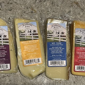 Arethusa Farm Dairy - Delicious variety of cheeses - Ice Cream & Frozen Yogurt Near Me - Bantam, Connecticut Arethusa Farm Dairy - Delicious variety of cheeses - Ice Cream & Frozen Yogurt Near Me - Bantam, Connecticut