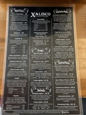 Menu photo 2 Xalisco Latin Cuisine Redmond, OR