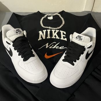 nike air force 1 black shoe palace