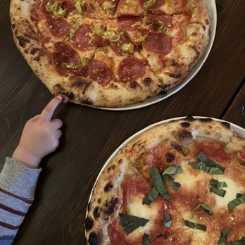 Scratch Kitchen - Hot Momma & Margherita Pizzas -- both excellent! - Pizza Near Me - North Vancouver, British Columbia Scratch Kitchen - Hot Momma & Margherita Pizzas -- both excellent! - Pizza Near Me - North Vancouver, British Columbia