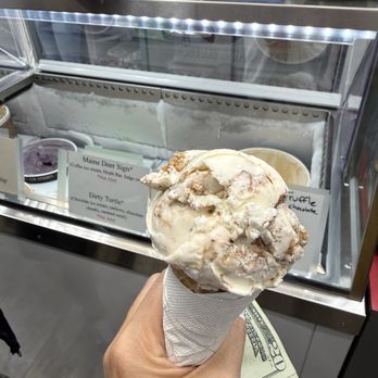 CJ's Big Dipper - This huge scoop was the kiddie size! - Ice Cream & Frozen Yogurt Near Me - Bar Harbor, Maine CJ's Big Dipper - This huge scoop was the kiddie size! - Ice Cream & Frozen Yogurt Near Me - Bar Harbor, Maine