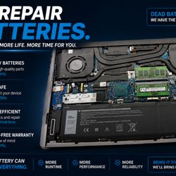 Phone Heaven - Battery problems?
Bring your device to Phone Heaven for a fast, professional battery replacement!
