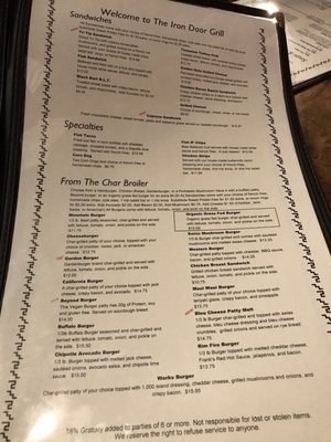 Menu photo 4 Iron Door Coffee Time Groveland, CA Menu photo 4 Iron Door Coffee Time Groveland, CA