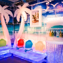 Find your beach inside the minus5 Ice Experience