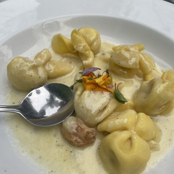 Cafe Zack - Black truffle cheese sachetti - Seafood Near Me - Ventura, California Cafe Zack - Black truffle cheese sachetti - Seafood Near Me - Ventura, California