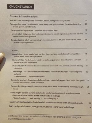 Menu photo 3 Colchuck's Leavenworth, WA