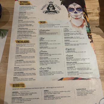 Barrio Queen - Menu - Mexican Near Me - Avondale, Arizona