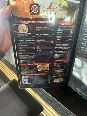 Menu photo 5 On A Roll Sushi Fresno, CA Menu photo 5 On A Roll Sushi Fresno, CA