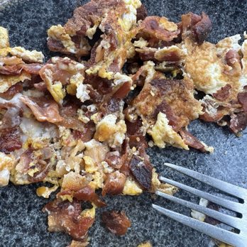El Tapatio Restaurant - Scrambled eggs and bacon which were scorched - Mexican Near Me - Imperial Beach, California