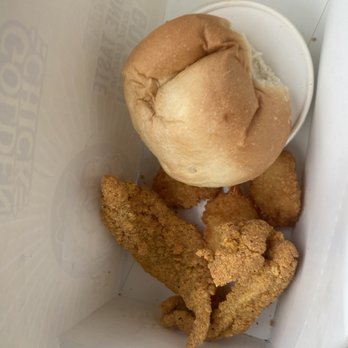 Golden Chick - Fish Catfish & Shrimp Combo - almost $13 for this mess - Fast Food Near Me - Dallas, Texas