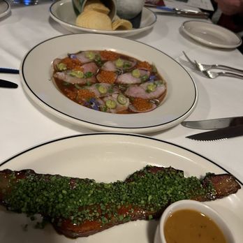City Hall Steakhouse - Crudo, Pork belly and caviar. Amazing!! - Steakhouses Near Me - Jenks, Oklahoma City Hall Steakhouse - Crudo, Pork belly and caviar. Amazing!! - Steakhouses Near Me - Jenks, Oklahoma