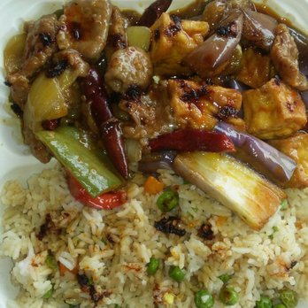 Tim's Express - 2 items $6.95....this is eggplant and tofu in garlic sauce and Mongolian beef..w/ fried rice - Chinese Near Me - Scotts Valley, California Tim's Express - 2 items $6.95....this is eggplant and tofu in garlic sauce and Mongolian beef..w/ fried rice - Chinese Near Me - Scotts Valley, California