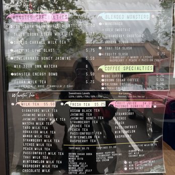 Monster Tea House - Menu - Bubble Tea Near Me - Lake Oswego, Oregon Monster Tea House - Menu - Bubble Tea Near Me - Lake Oswego, Oregon