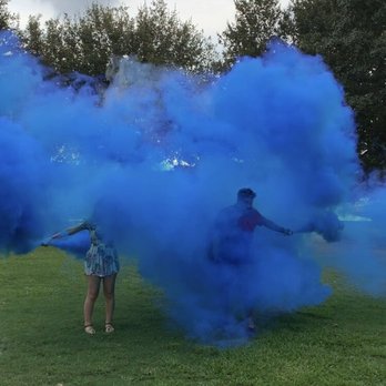 Urban War Zone Paintball - The gender reveal emitters were amazing, and they got even bigger than this! - Paintball Near Me - Houston, Texas Urban War Zone Paintball - The gender reveal emitters were amazing, and they got even bigger than this! - Paintball Near Me - Houston, Texas