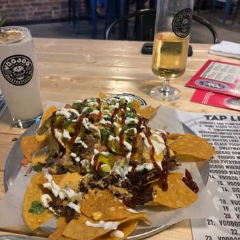 Voodoo Brewing - Pull pork nachos - Breweries Near Me - Jacksonville, Florida