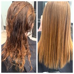 Fantastic Sams Cut & Color - Keratin straightening treatment (Starting at $150)...by Yeva.