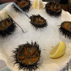 La Colombetta - Sea urchin - they are not very meaty (perhaps not in season)