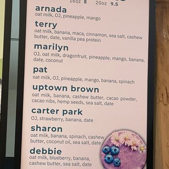 Mighty Bowl - Downtown - Smoothie menu - Juice Bars & Smoothies Near Me - Vancouver, Washington