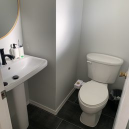 Small master bathroom