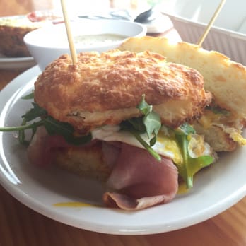 Morsel - Sandwich biscuit with prosciutto - Coffee & Tea Near Me - Seattle, Washington Morsel - Sandwich biscuit with prosciutto - Coffee & Tea Near Me - Seattle, Washington