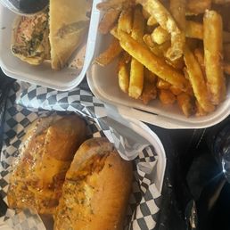 Large Cajun Salmon cheesesteak without shrimp Large Cajun Salmon cheesesteak without shrimp