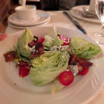 Claire's at the Depot - Classic wedge salad, dressing on the side - New American Near Me - Warrenton, Virginia Claire's at the Depot - Classic wedge salad, dressing on the side - New American Near Me - Warrenton, Virginia