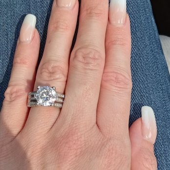 Grand Nails Lounge - Natural nails (except index finger) with Ombre French Acrylic. Lovely!! - Nail Salons Near Me - Phoenix, Arizona Grand Nails Lounge - Natural nails (except index finger) with Ombre French Acrylic. Lovely!! - Nail Salons Near Me - Phoenix, Arizona