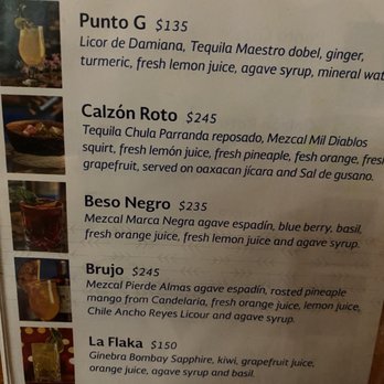 La Pintada - Drink menu - Mexican Near Me - Cabo San Lucas, BCS La Pintada - Drink menu - Mexican Near Me - Cabo San Lucas, BCS