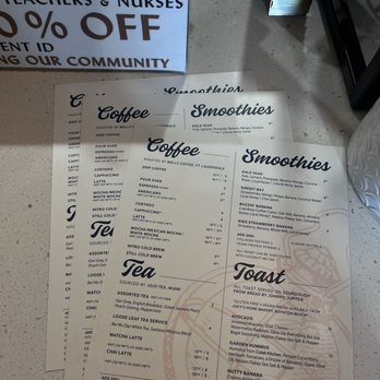 Gilbert's Coffee Bar - Sunset Bay - Menu - Coffee & Tea Near Me - Stuart, Florida