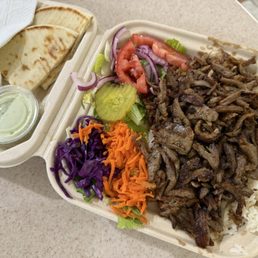 Lamb & Beef Döner Plate