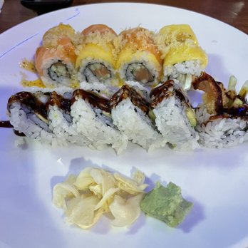 Yoshi Sushi - 81. Hawaii Salmon Roll 71. Shrimp Tempura Roll - Sushi Bars Near Me - Richmond, Virginia Yoshi Sushi - 81. Hawaii Salmon Roll 71. Shrimp Tempura Roll - Sushi Bars Near Me - Richmond, Virginia