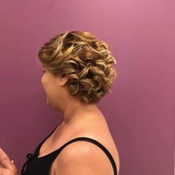 Updos 
For military balls or any other ocassion.