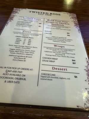 Menu photo 1 Twisted Rose Algonquin, IL