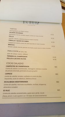 Menu photo 6 Es Ruiz Cafetín Buenos Aires, C