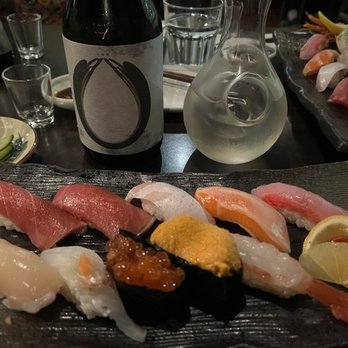 Sushi Goemon - 10 pc Omakase & our new favorite sake; Nanbubijin - Japanese Near Me - San Francisco, California Sushi Goemon - 10 pc Omakase & our new favorite sake; Nanbubijin - Japanese Near Me - San Francisco, California