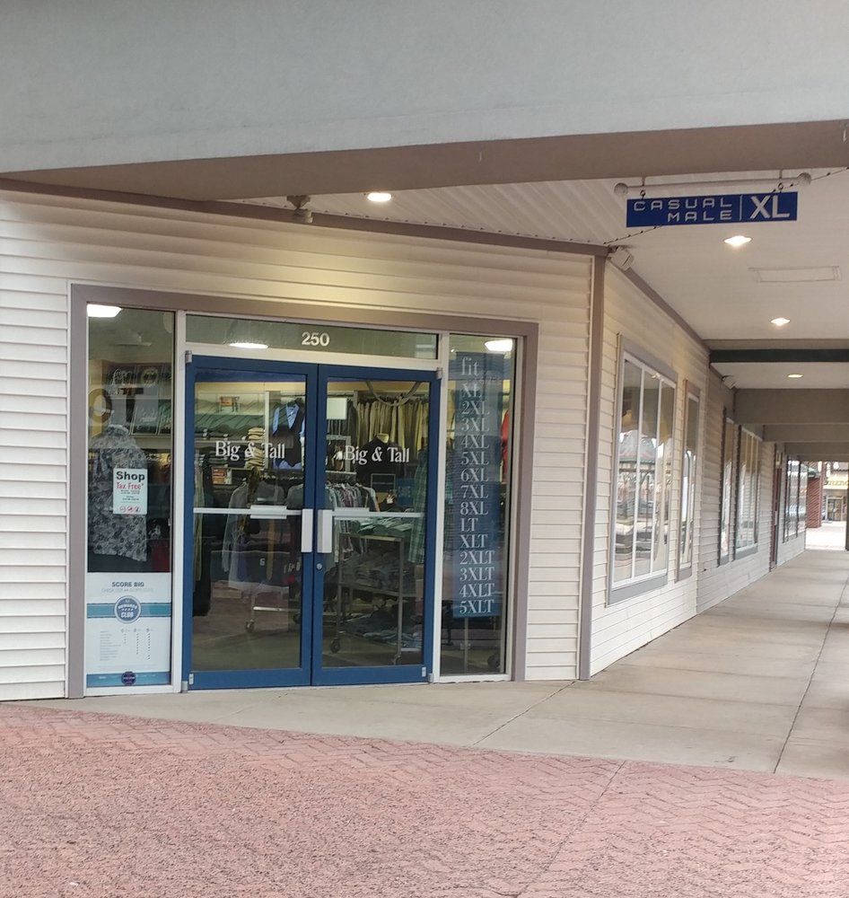 CASUAL MALE XL OUTLET 1863 Gettysburg Village Dr, Gettysburg, PA Yelp