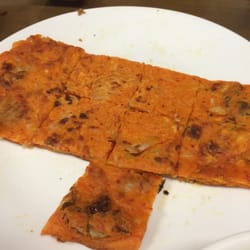 Momo - What's left of a kimchi pancake