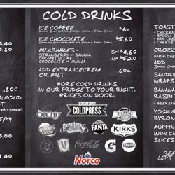 Round Table Coffee - Round Table Coffee Menu