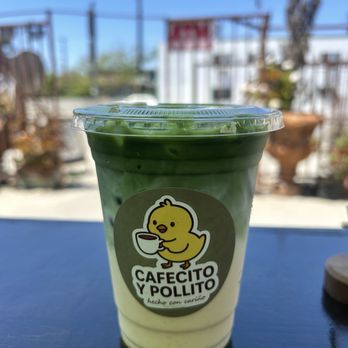 Cafecito y Pollito - Mango Matcha Latte - Coffee & Tea Near Me - Compton, California