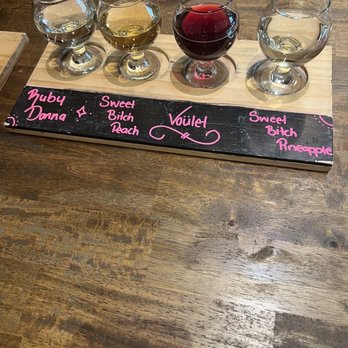 The Sip Room - Wine flight variety - Bars Near Me - Fayetteville, North Carolina