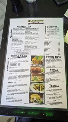 Menu photo 6 El Jacalito Grill Big Bear Lake, CA