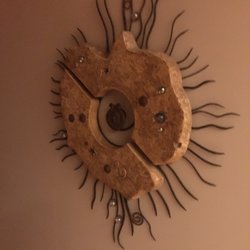 Living Room Yoga - Artwork on wall.