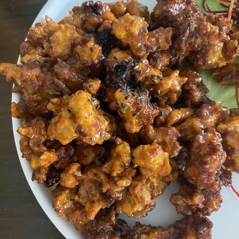 Something Vegan - Tangy Orange Chicken - Asian Fusion Near Me - Burbank, California