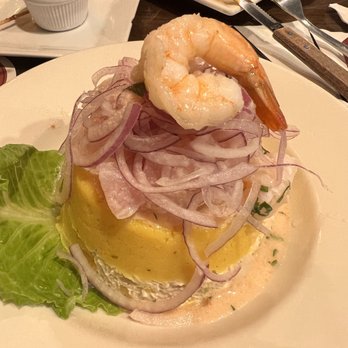 D'carbon Haledon - Causa acevichada!! Deliciosa!!! - Seafood Near Me - Haledon, New Jersey
