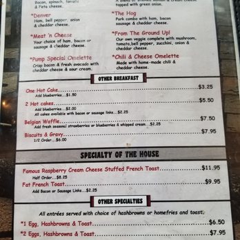 The Pump Cafe - Breakfast & Brunch Near Me - Springfield, Oregon