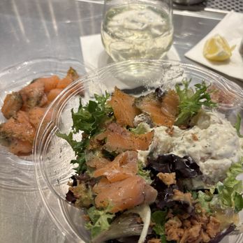 Saluhall - Smoked salmon salad from the ikea cafe. - Food Court Near Me - San Francisco, California Saluhall - Smoked salmon salad from the ikea cafe. - Food Court Near Me - San Francisco, California
