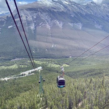 Banff Gondola - View from gondola looking down - Parks Near Me - Banff, Alberta Banff Gondola - View from gondola looking down - Parks Near Me - Banff, Alberta
